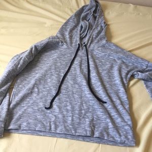 cropped sweatshirt